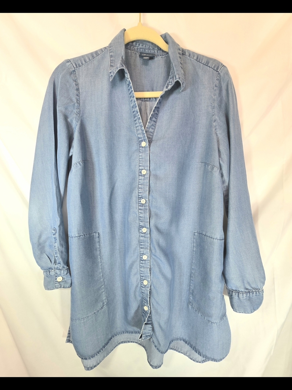 J. Jill Denim Women's Y2K Casual Lightweight  Western Shift Shirt Dress Size S